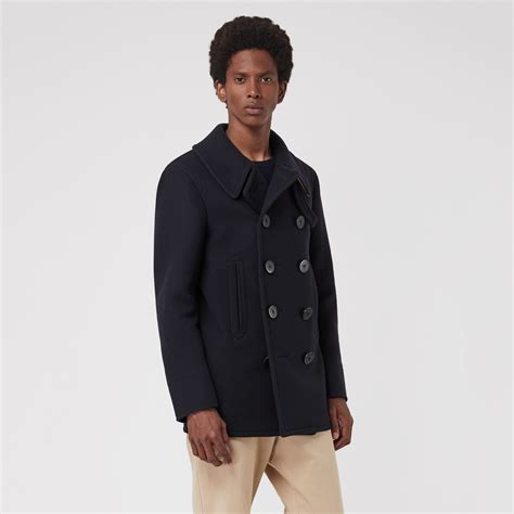 burberry pea coat damen|burberry male coat.